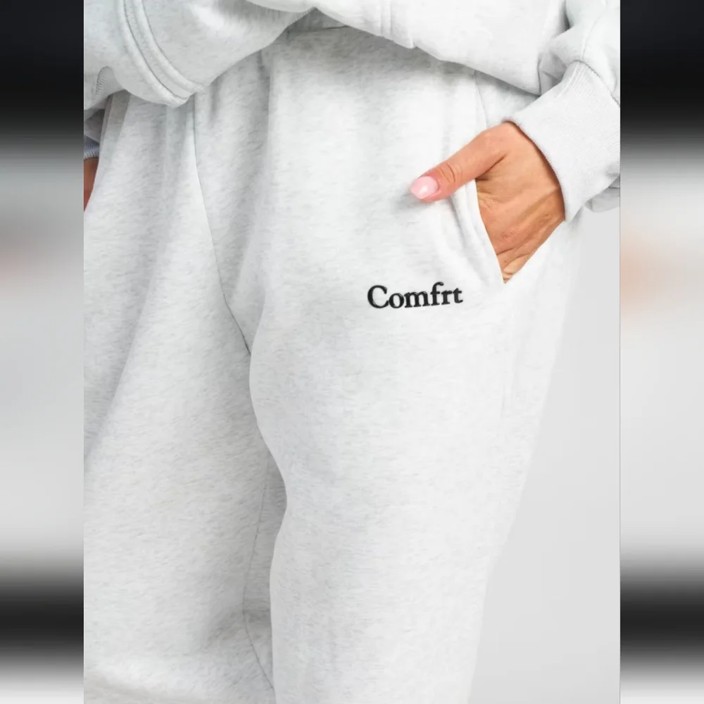 Comfrt Sweatpants (White, Light Grey) - Picture 4 of 5